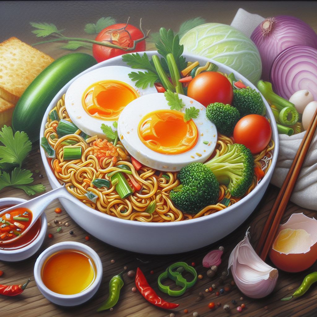 Resepi Sedap Dan Ringkas Menggunakan Mee Maggi, Sayur Dan Telur